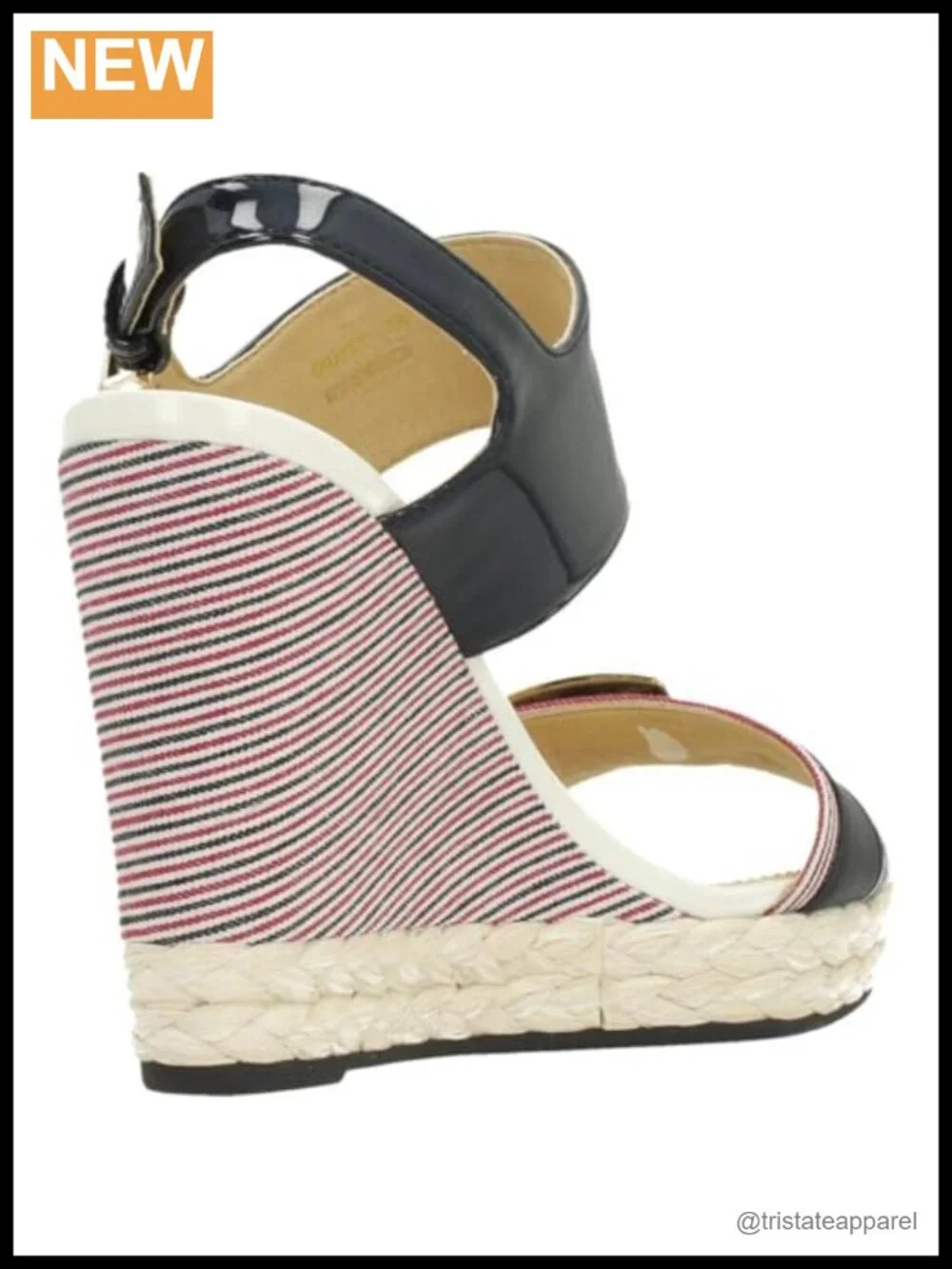 Women's Platform Wedge Sandals Slingback Buckle Open Toe Casual